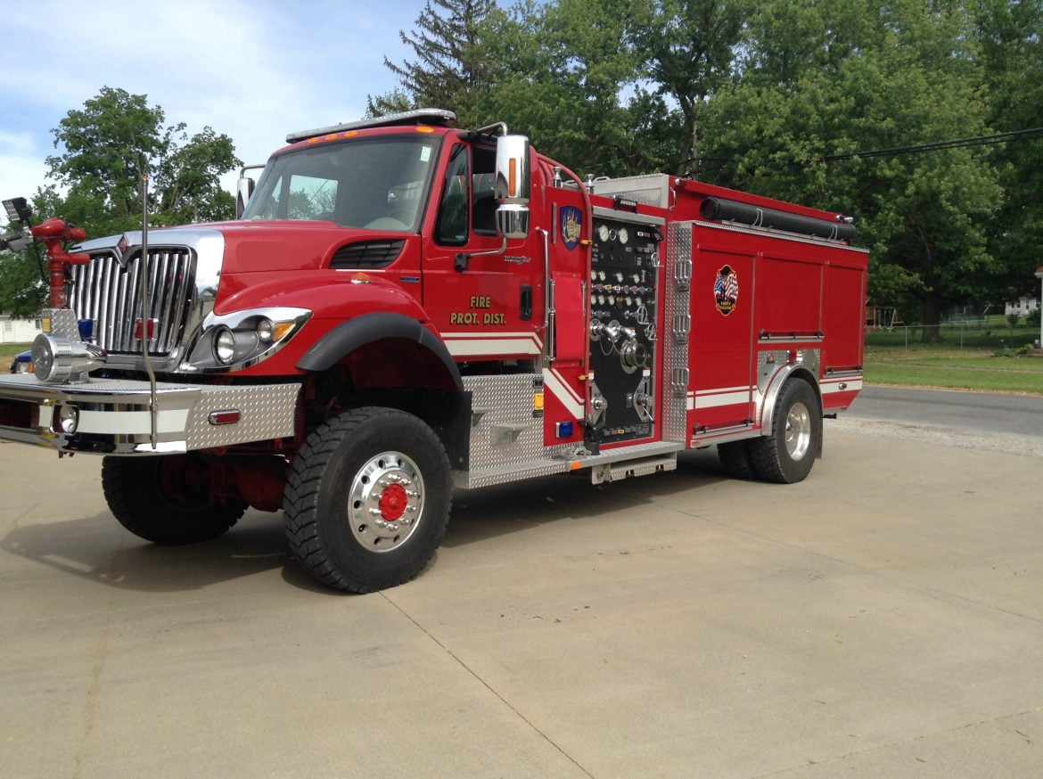 2008 IH 4×4 Pumper Brush Truck Tanker #716111