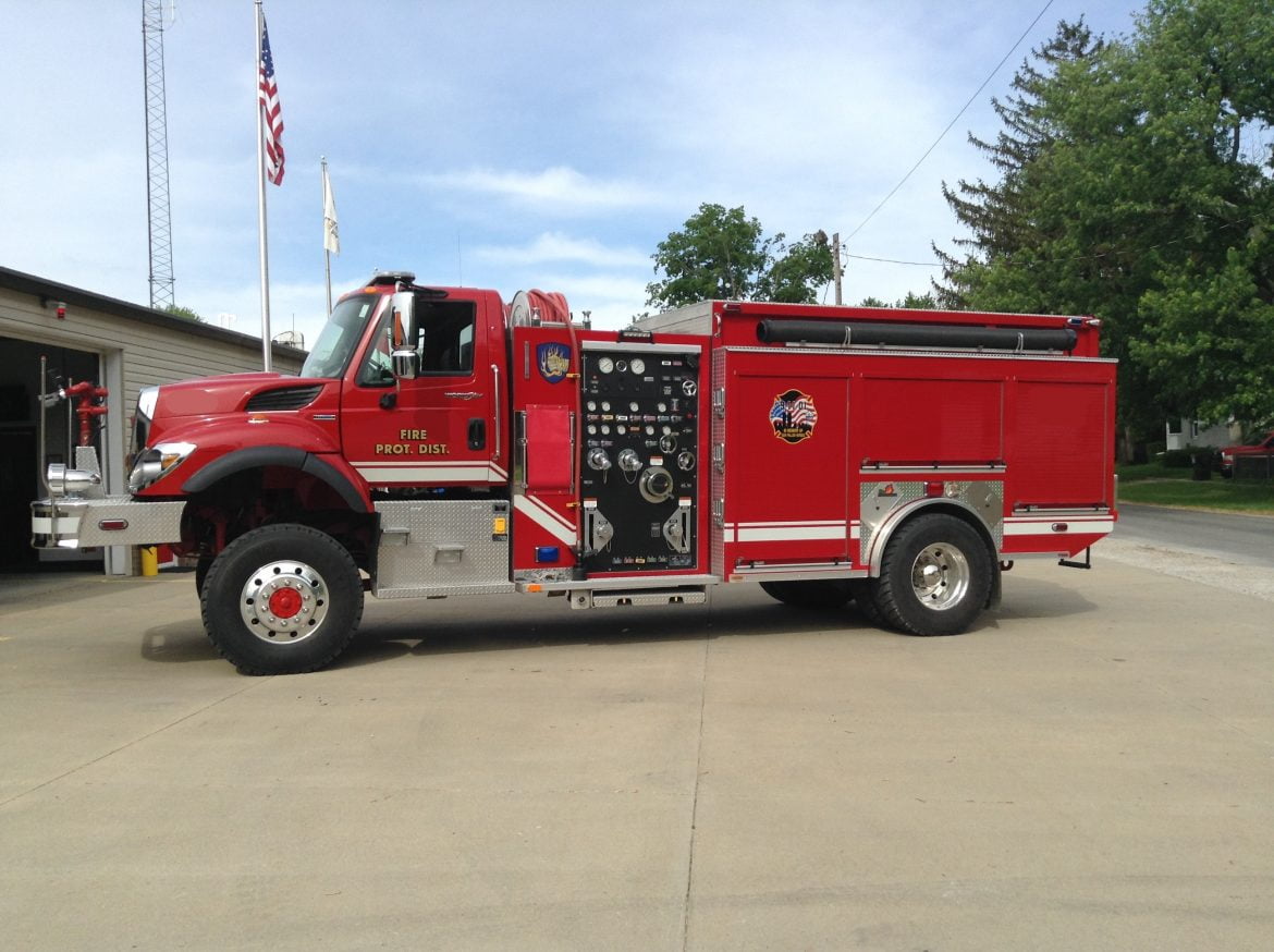 2008 IH 4×4 Pumper Brush Truck Tanker #716111