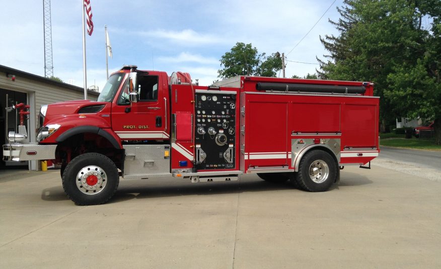 2008 IH 4×4 Pumper Brush Truck Tanker #716111