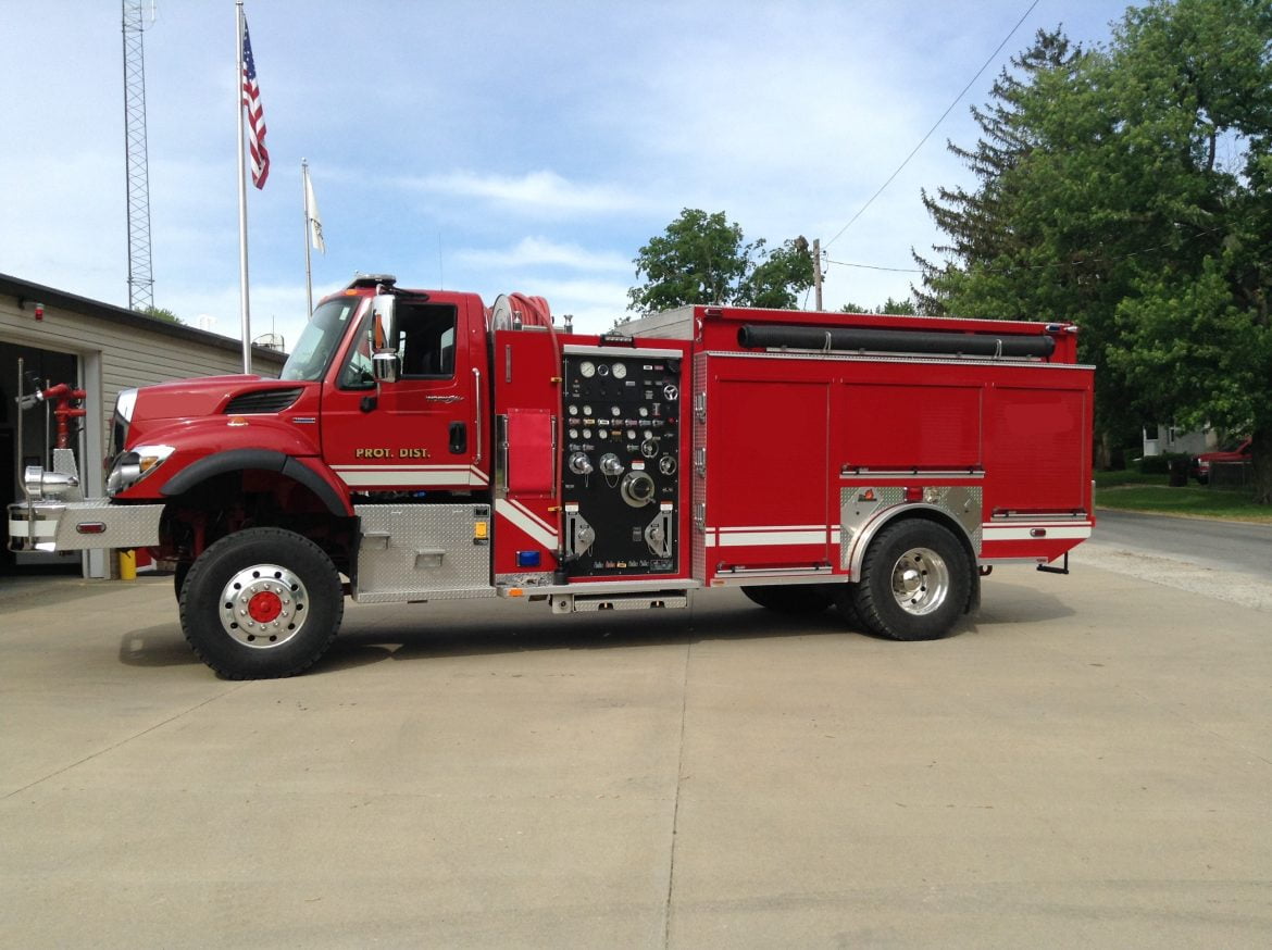2008 IH 4×4 Pumper Brush Truck Tanker #716111