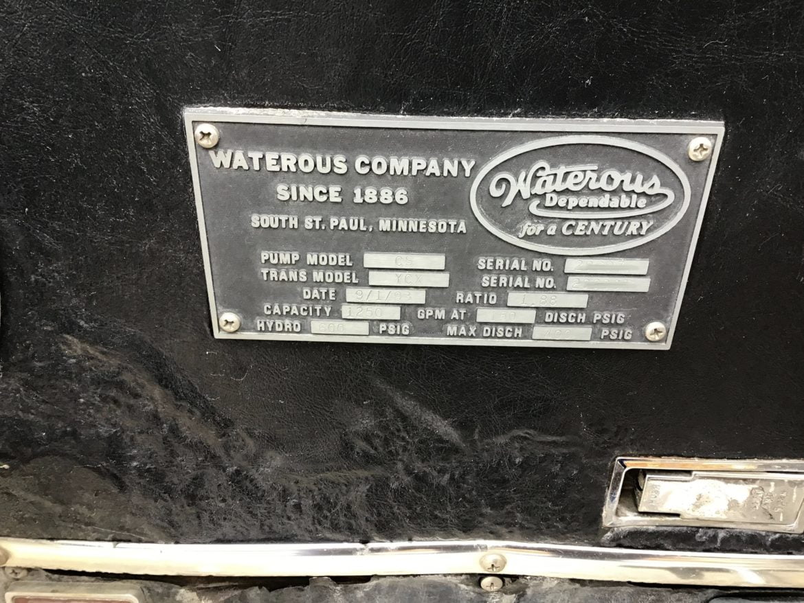 1993 Pierce Dash Rescue Pumper & Equipment #716209