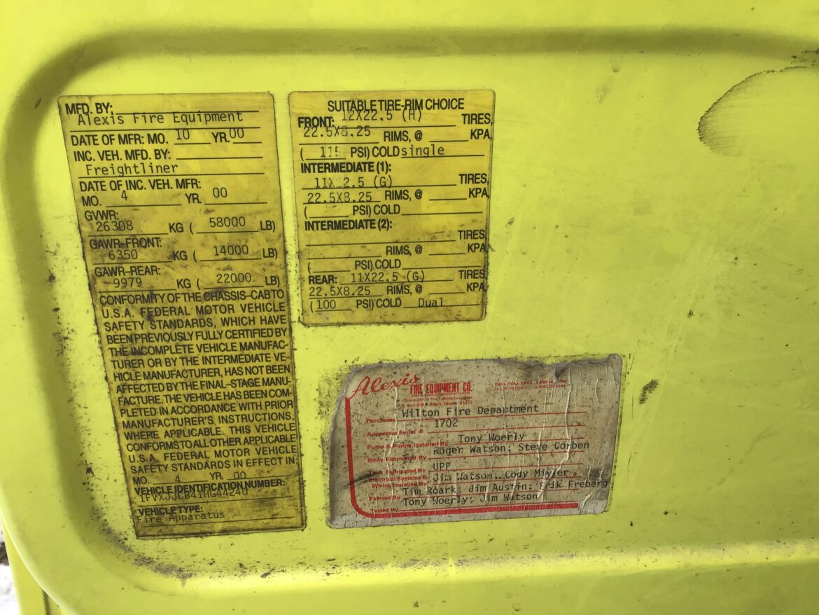 2000 FL Alexis Pumper Tanker 716213