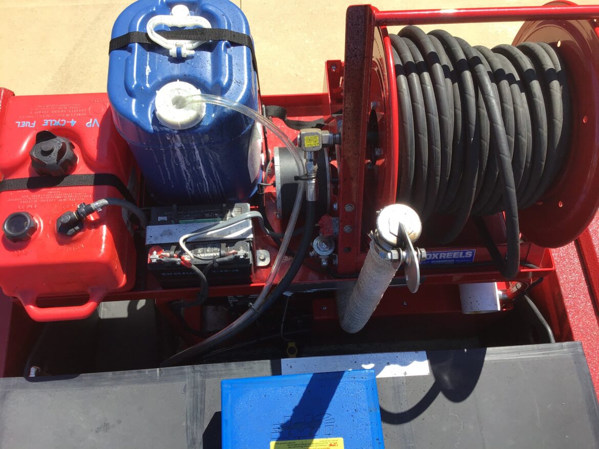 2012 200 Gallon High Pressure Skid Unit #716220