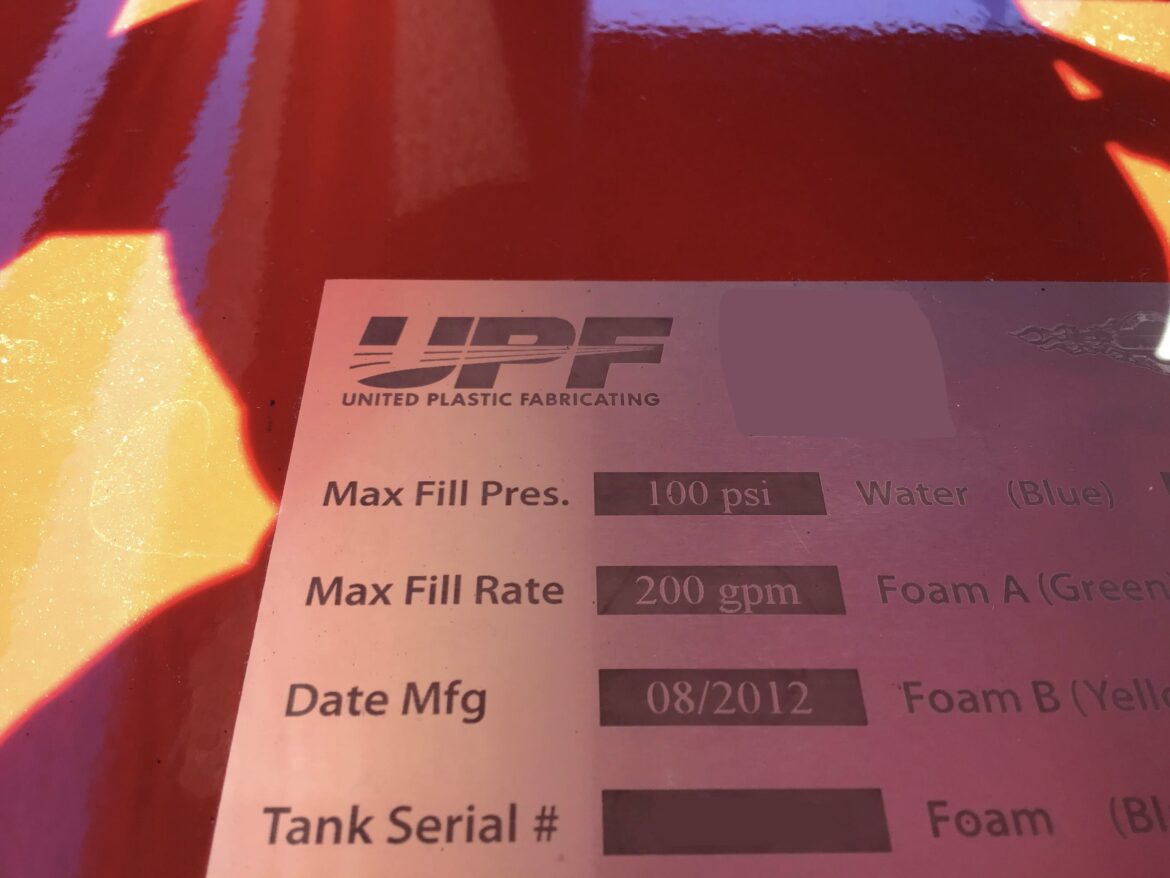 2012 200 Gallon High Pressure Skid Unit #716220