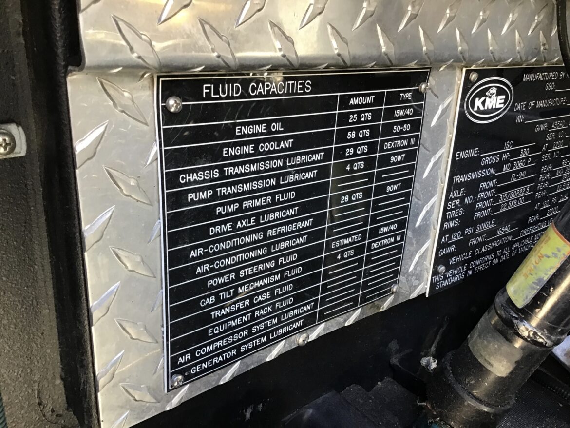 1999 KME Pumper #716232