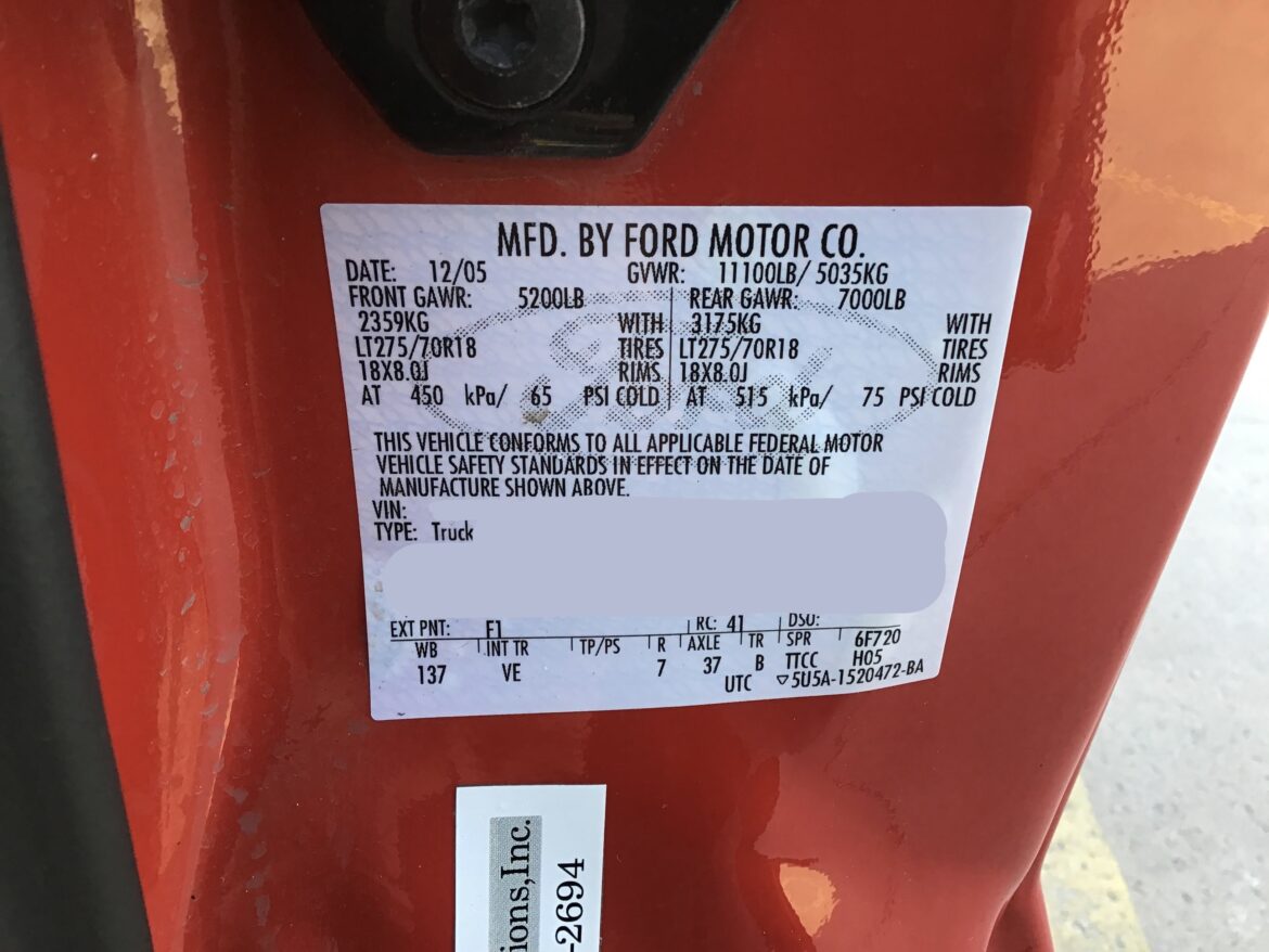 2005 F-350 Brush Truck #716233