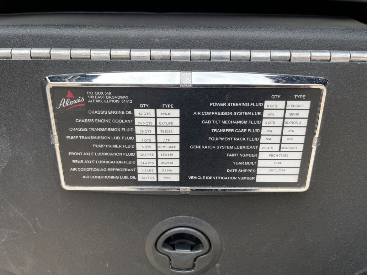 2013 Spartan Alexis Pumper #716254