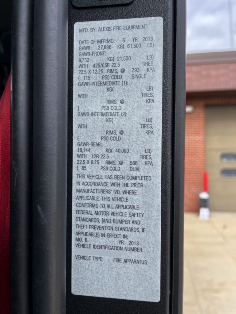 2013 Spartan Alexis Pumper #716254