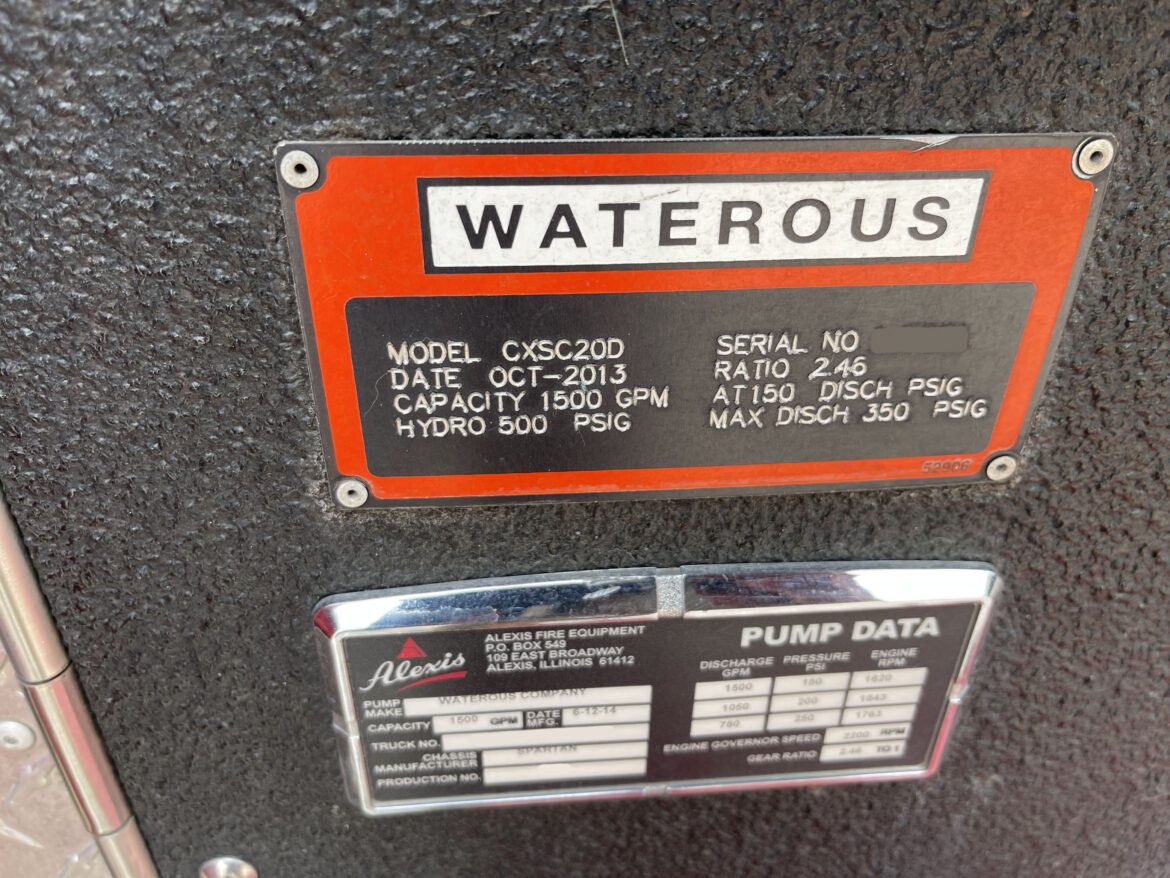 2013 Spartan Alexis Pumper #716254