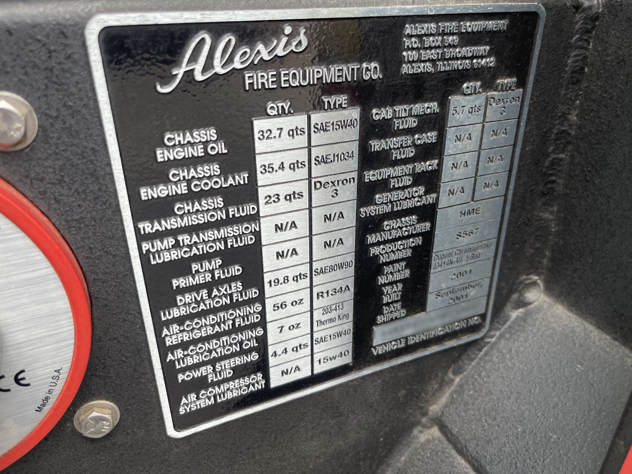 2001 HME Alexis Rescue #716292