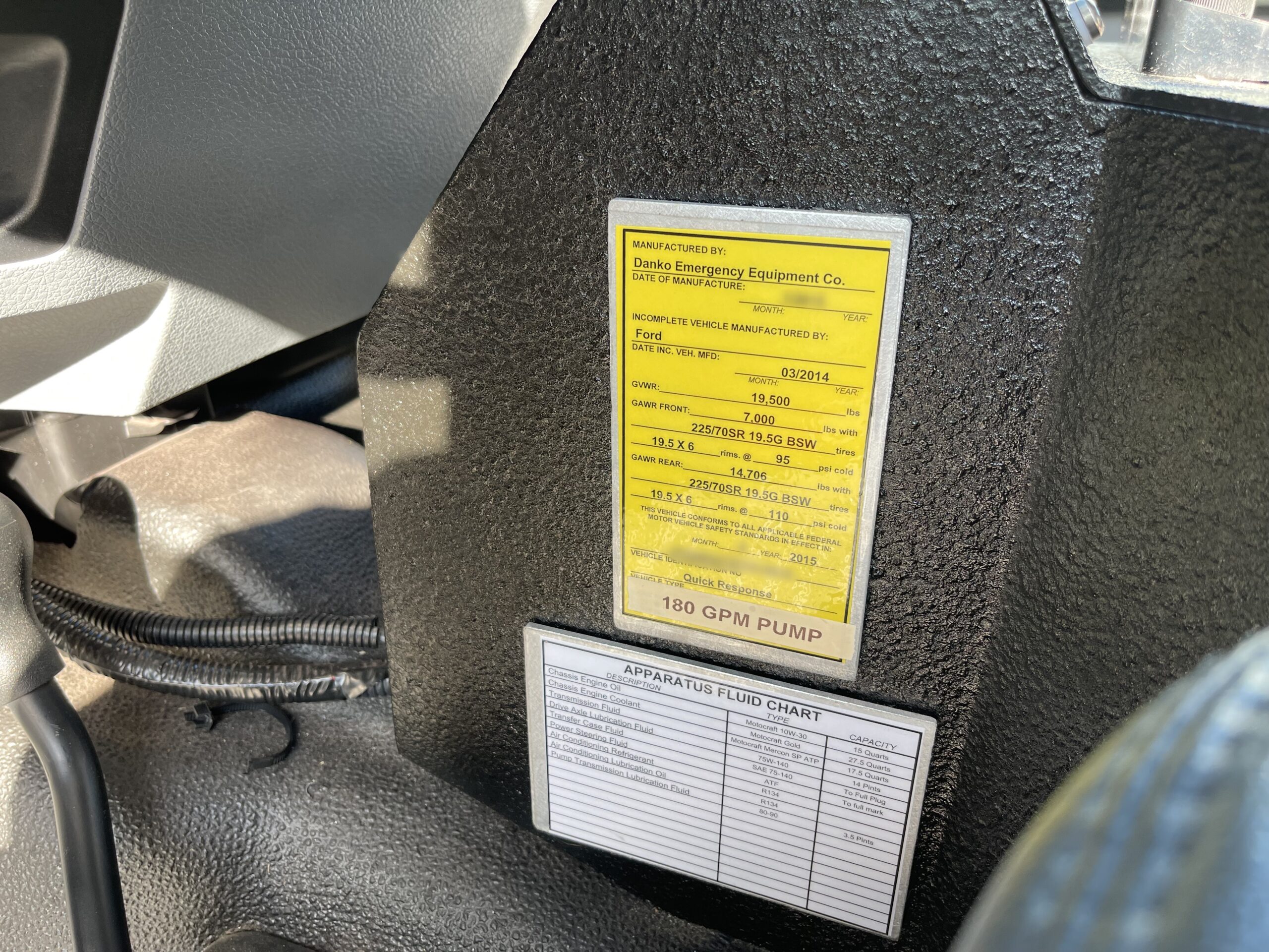 2014 F-550 4×4 Danko Mini Pumper #716305