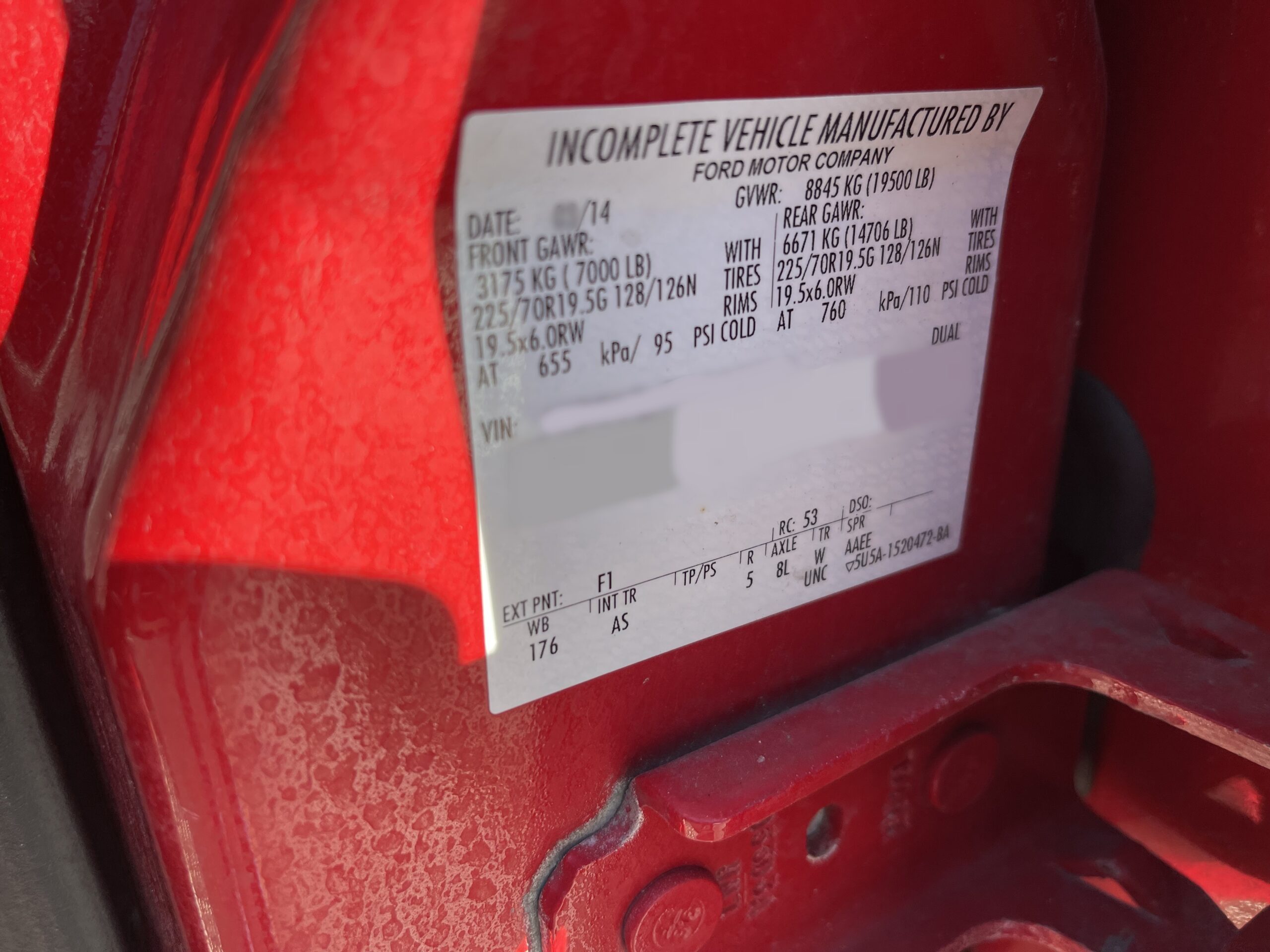 2014 F-550 4×4 Danko Mini Pumper #716305