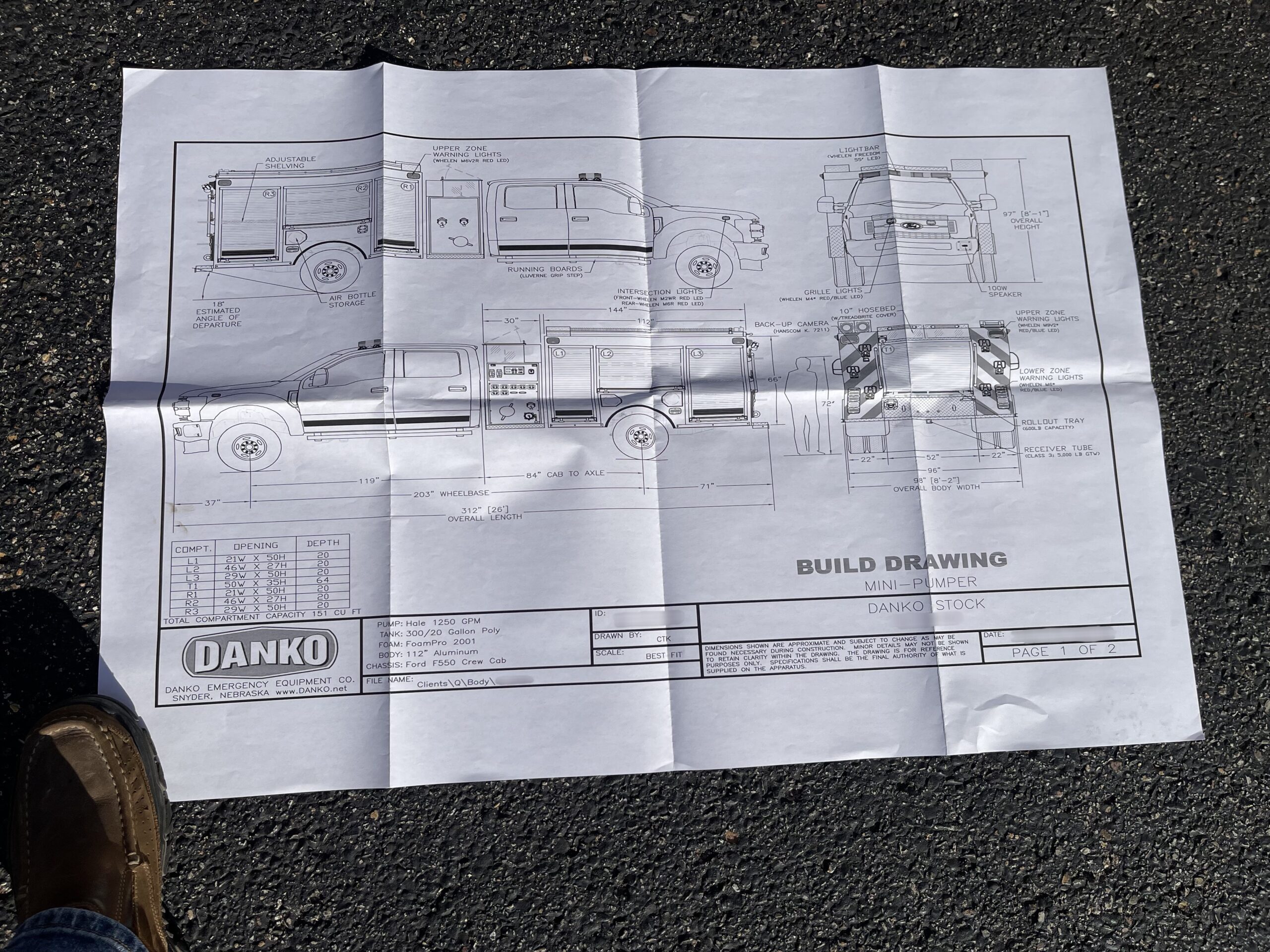 2014 F-550 4×4 Danko Mini Pumper #716305