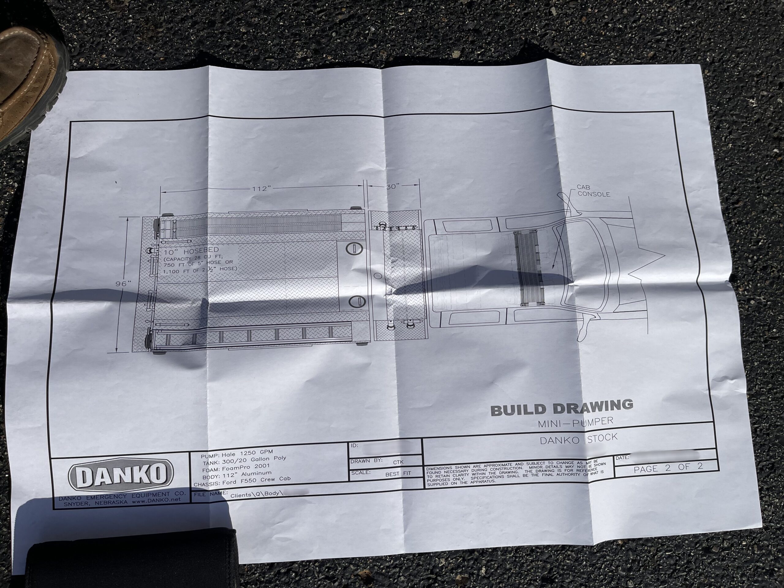 2014 F-550 4×4 Danko Mini Pumper #716305