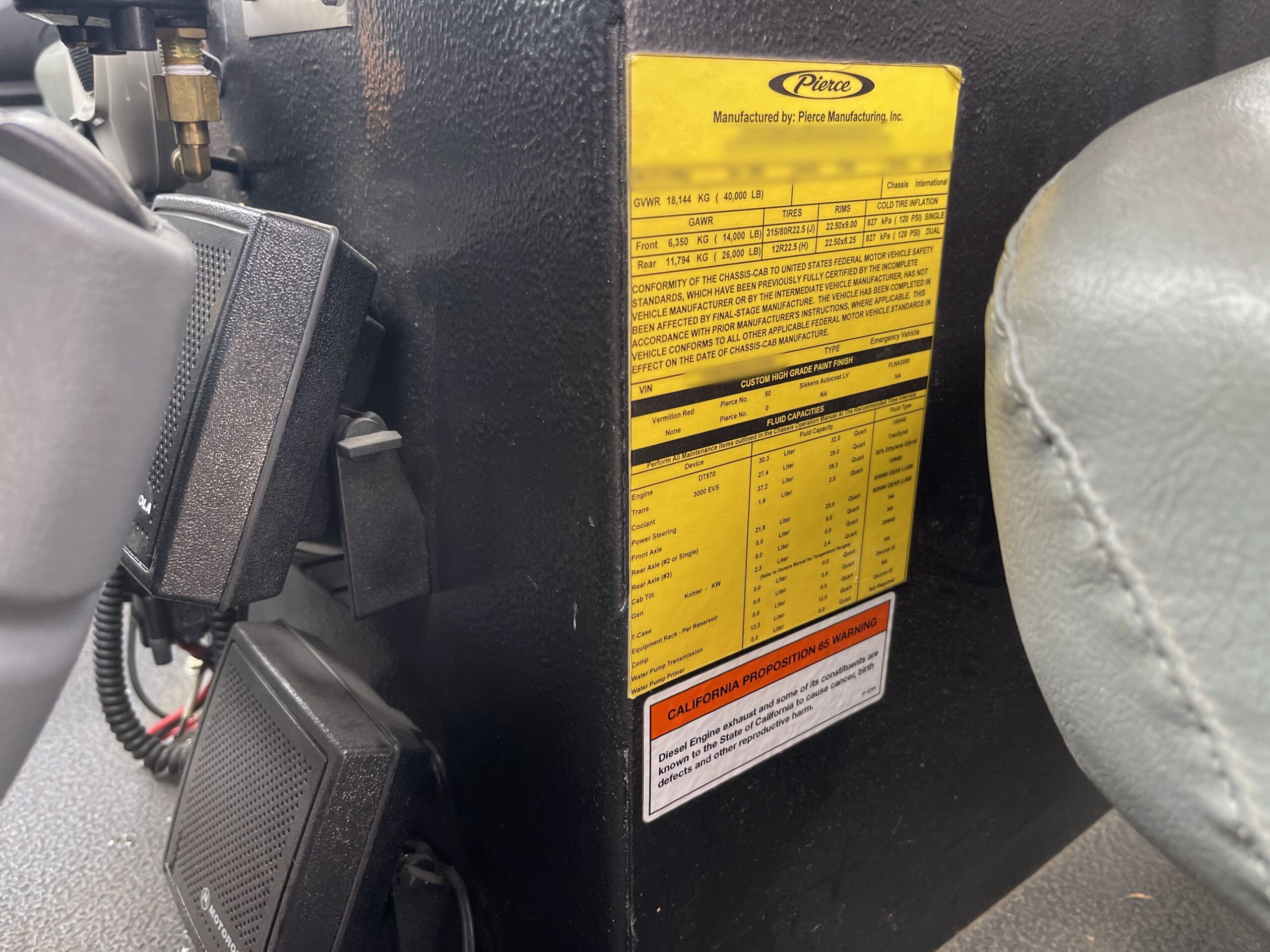 2006 International Pierce Pumper #716310