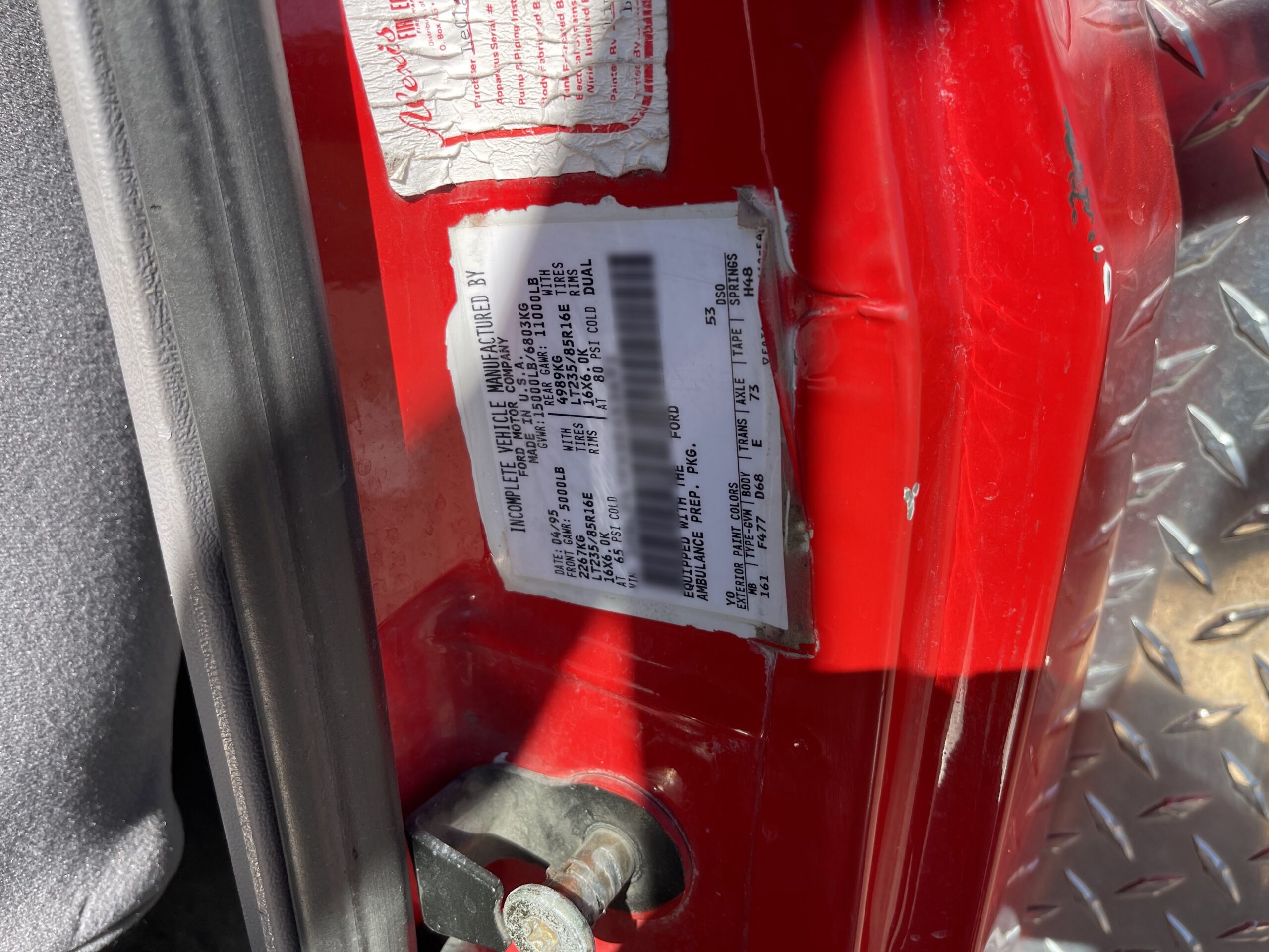 1996 Ford 4×4 Alexis Rescue Brush Truck #716307