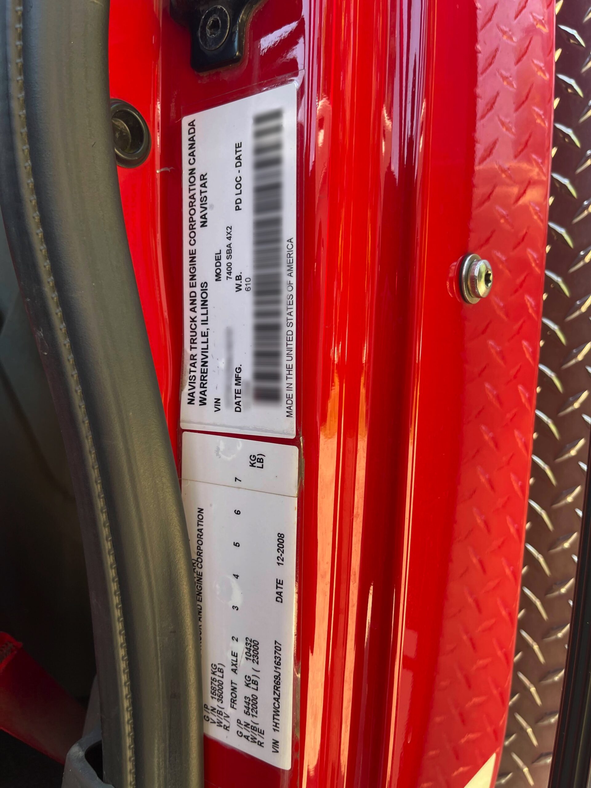 2008 International Alexis 20′ Rescue #716312