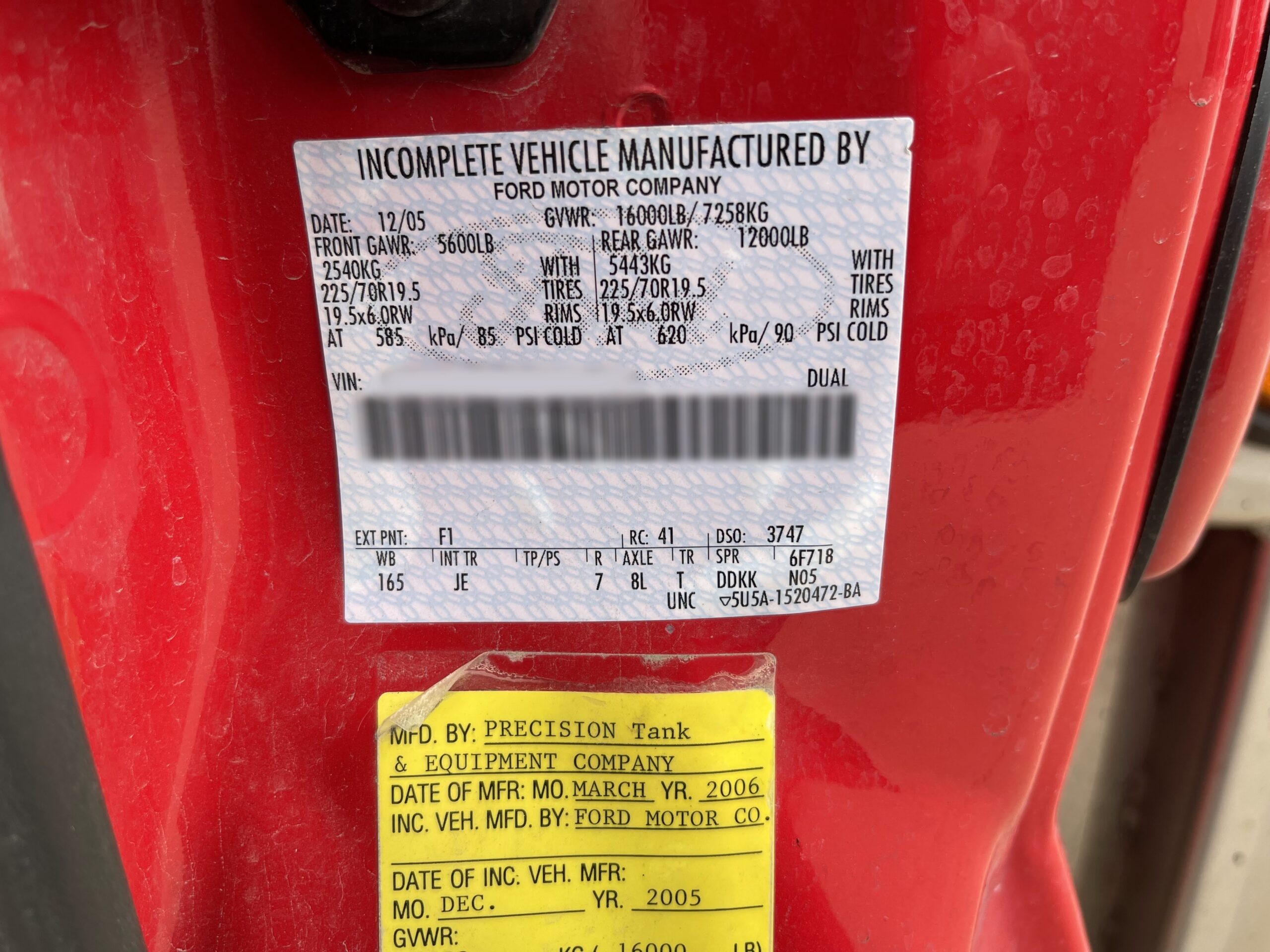 2006 Ford F-450 Brush Truck #716318