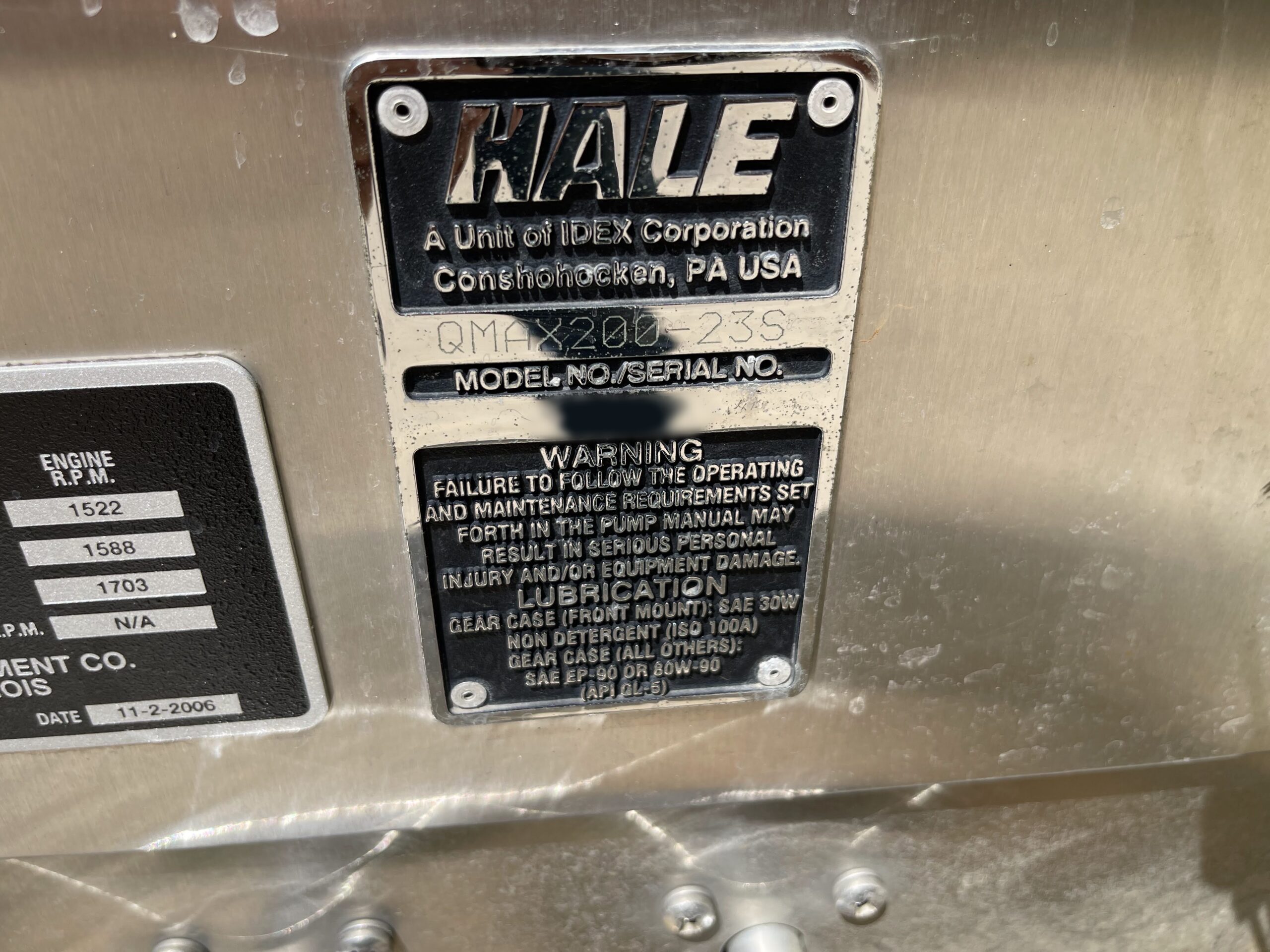 2007 Spartan Alexis 104′ RK Platform #716325