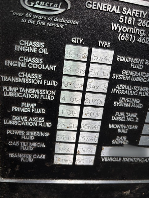 2004 International Rosenbauer 4×4 Rescue/Brush Truck #716331