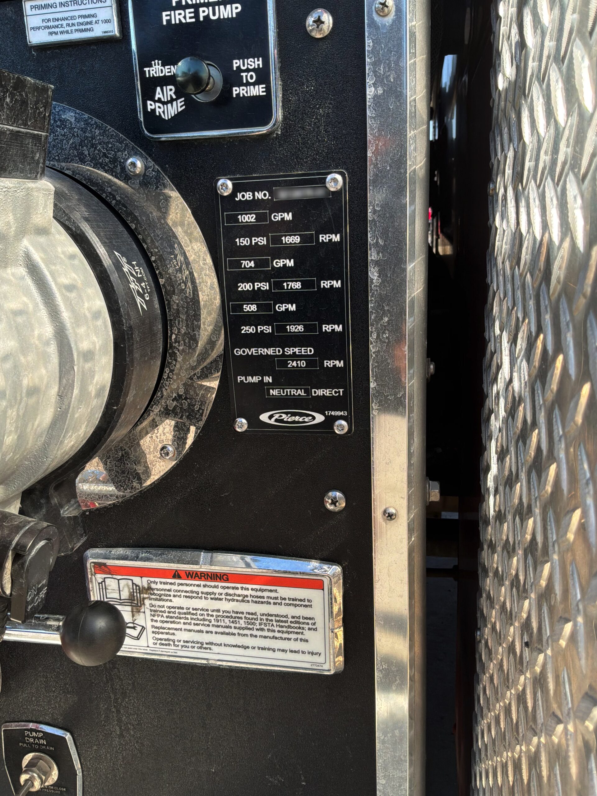 2018 Freightliner Pierce 3,000 Gallon Tanker Pumper #716339